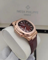 Patek Philippe Nautilus Couro