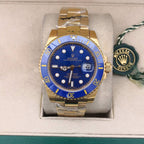 Rolex Submariner Jubilee Gold / Blue